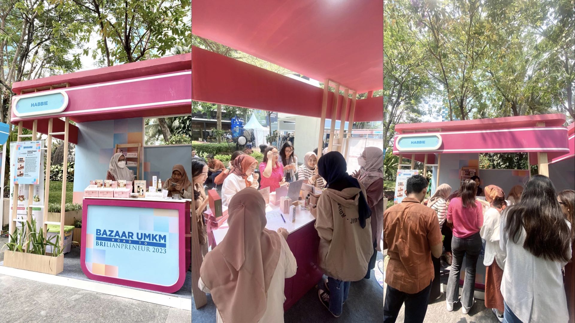 Habbie jadi UMKM Pilihan di BRI Bazaar Road to UMKM EXPO(RT) 2023