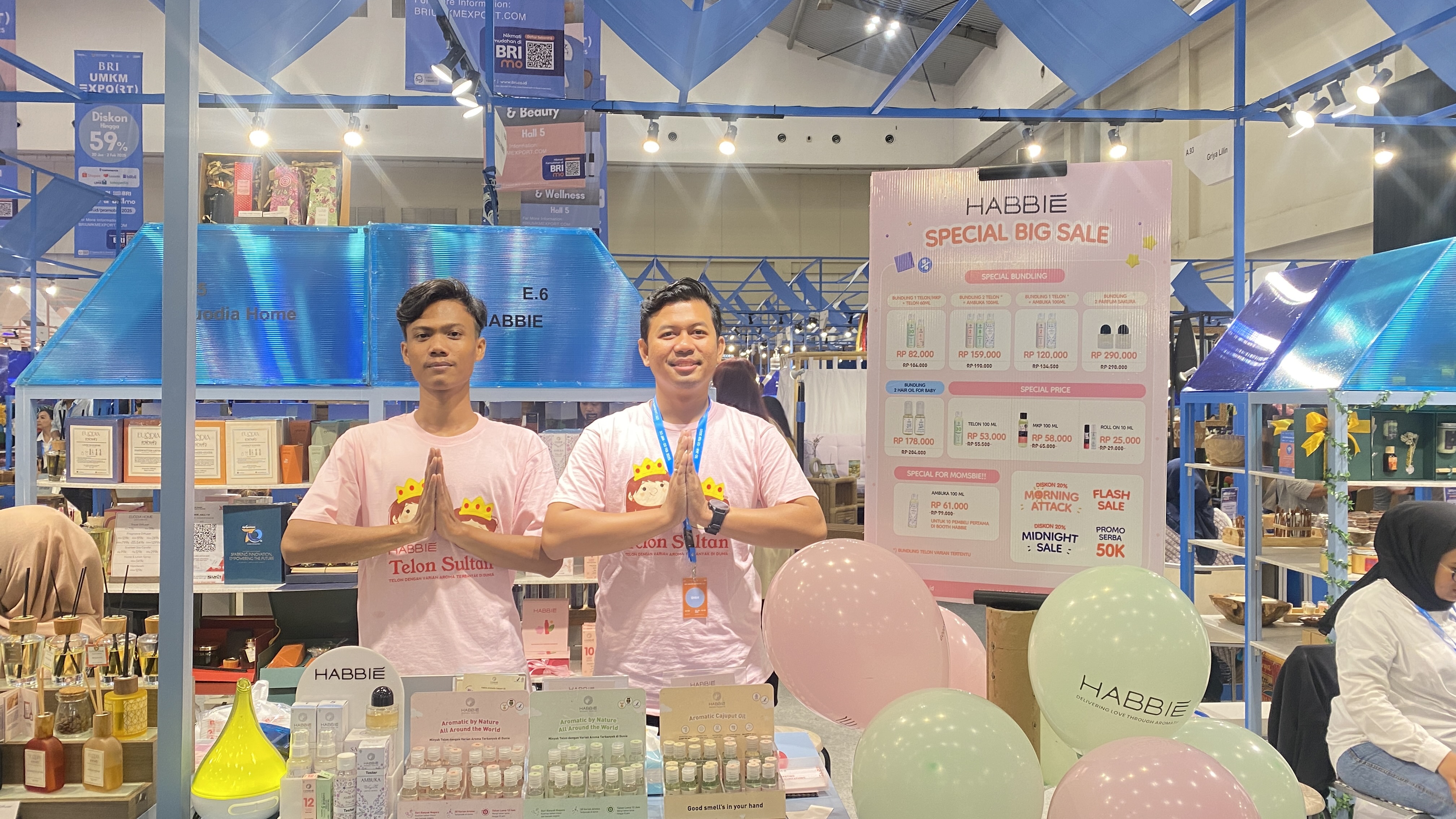 Habbie Bawakan Telon Aromatik Sewangi Parfum di BRI UMKM EXPO(RT) 2025