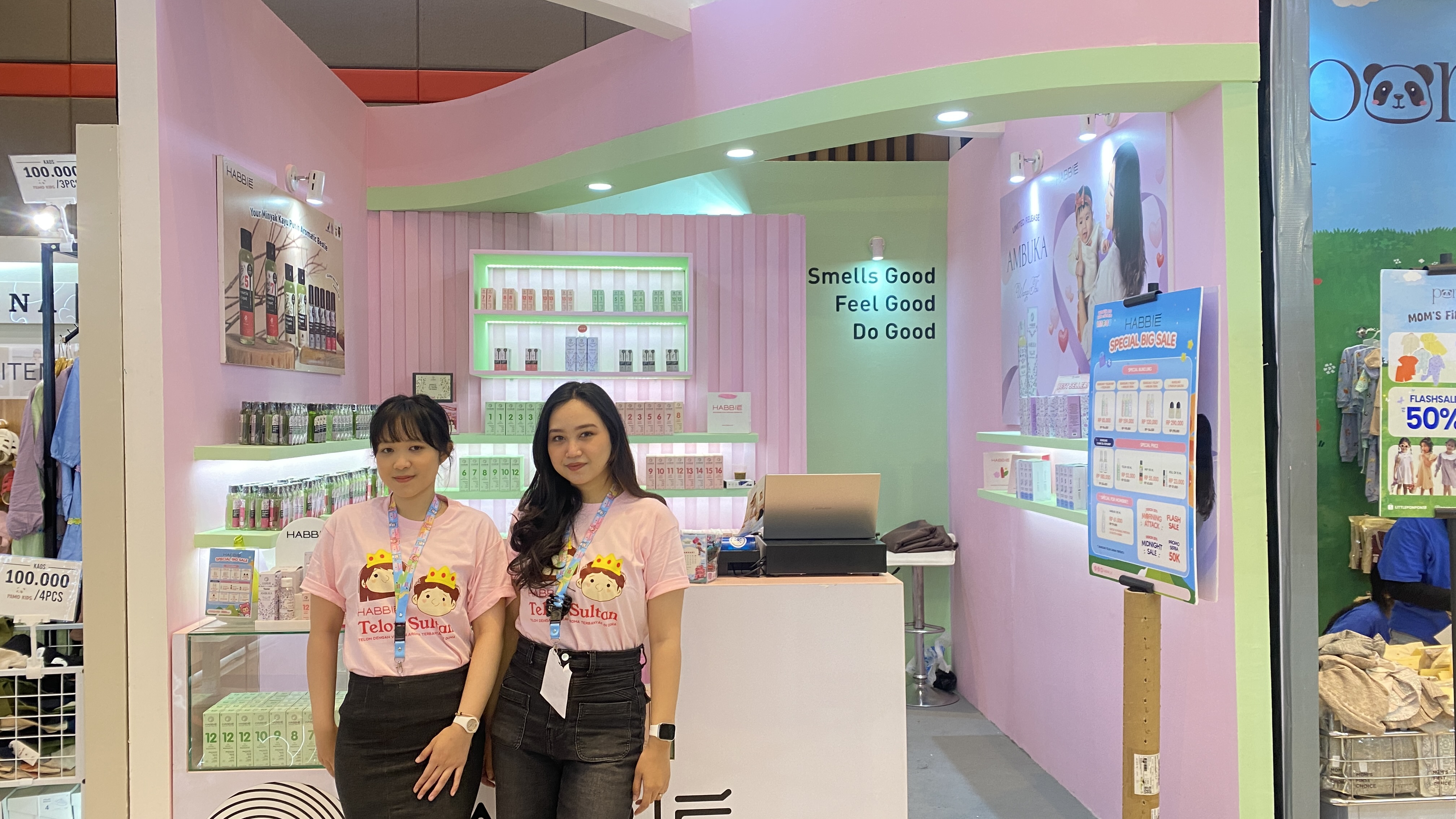 Curi Perhatian dengan Telon Aromatik, Habbie Diserbu Pengunjung di IMOBY Bandung 2025